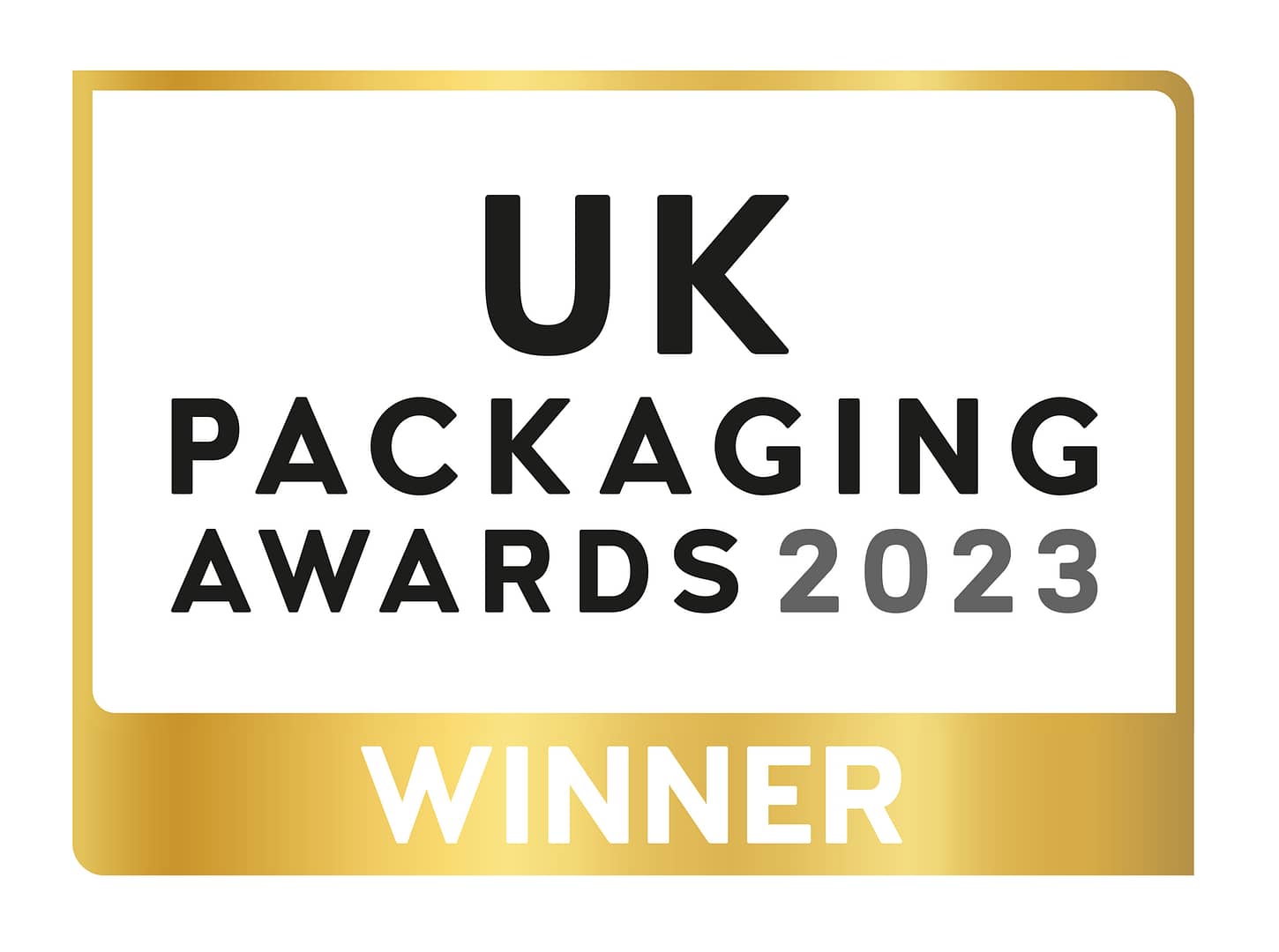 UK Packaging Awards Logo 2023 Winner Original