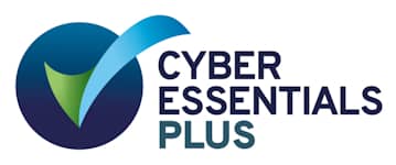 Cyber Essentials Plus logo for Mercian Labels