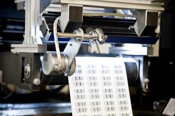 100 of barcodes are verified to ANSI grade on the press immediately after printed
