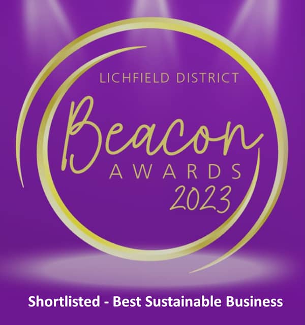 Lichfield District Beacon Awards 2023 Shortlisted Best Sustainable Business